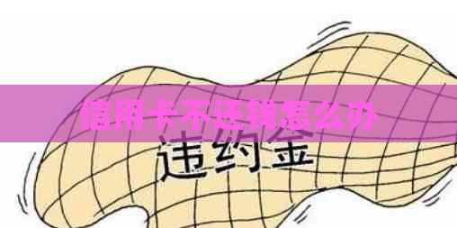信用卡不还钱怎么办
