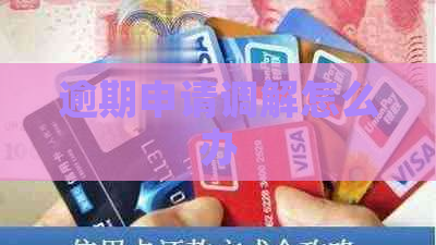 逾期申请调解怎么办