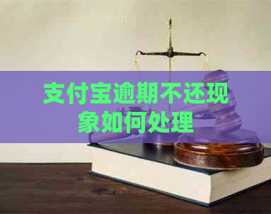 支付宝逾期不还现象如何处理