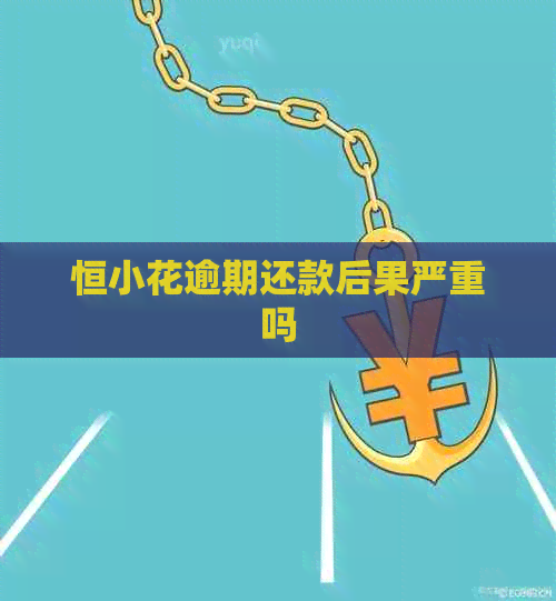 恒小花逾期还款后果严重吗