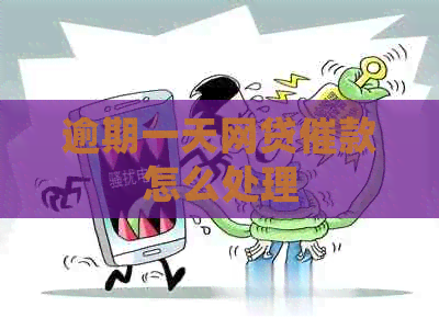 逾期一天网贷催款怎么处理
