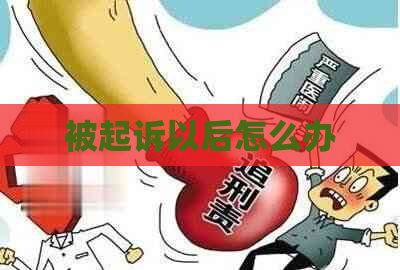 被起诉以后怎么办