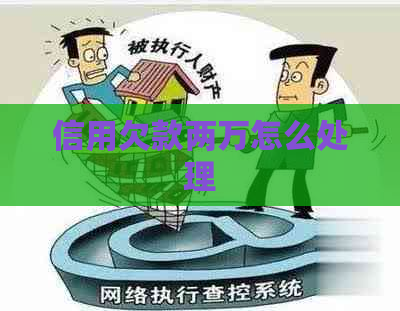 信用欠款两万怎么处理