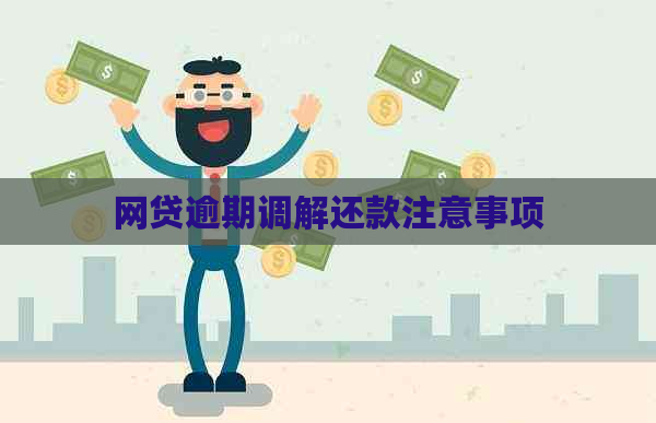 网贷逾期调解还款注意事项