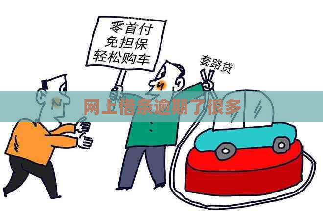 网上借条逾期了很多