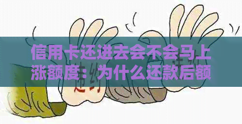 信用卡还进去会不会马上涨额度：为什么还款后额度变少了？