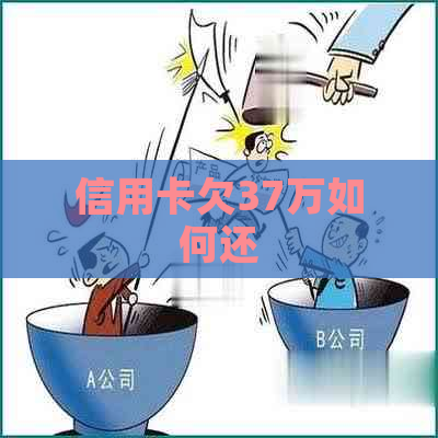 信用卡欠37万如何还