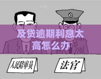 及贷逾期利息太高怎么办