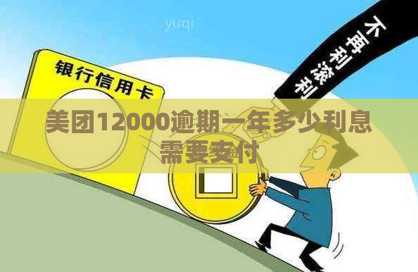美团12000逾期一年多少利息需要支付