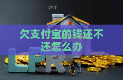 欠支付宝的钱还不还怎么办