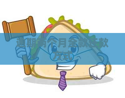 逾期两个月全款还款方式