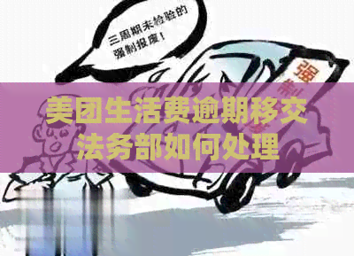 美团生活费逾期移交法务部如何处理