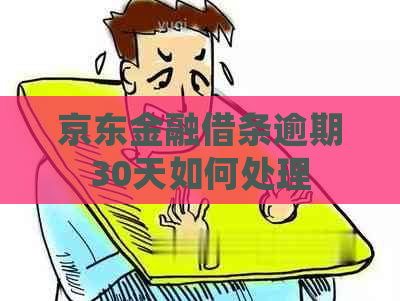 京东金融借条逾期30天如何处理