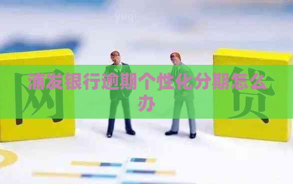 浦发银行逾期个性化分期怎么办