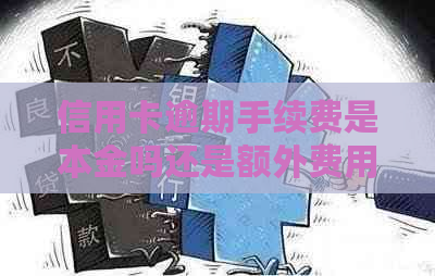 信用卡逾期手续费是本金吗还是额外费用