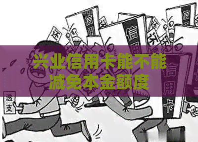 兴业信用卡能不能减免本金额度