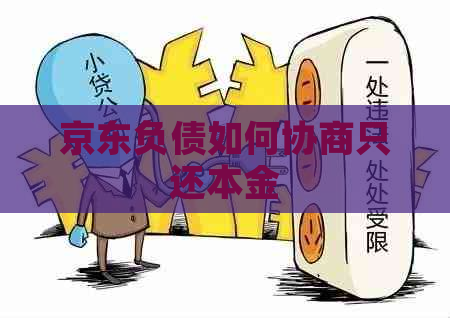 京东负债如何协商只还本金