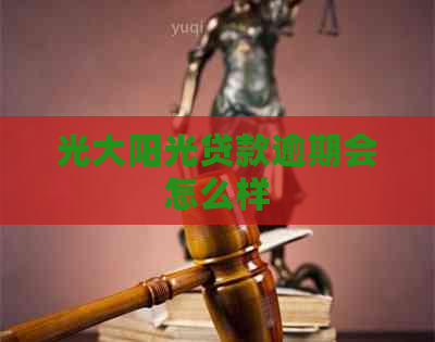 光大阳光贷款逾期会怎么样