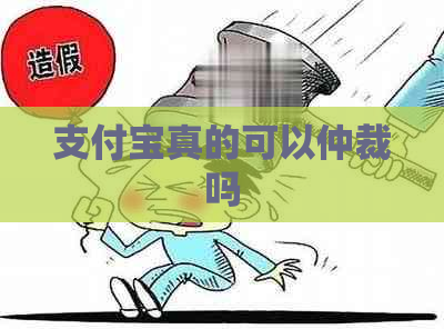 支付宝真的可以仲裁吗