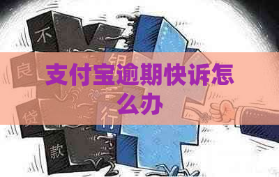 支付宝逾期快诉怎么办