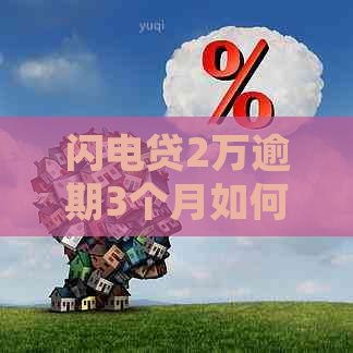 闪电贷2万逾期3个月如何处理