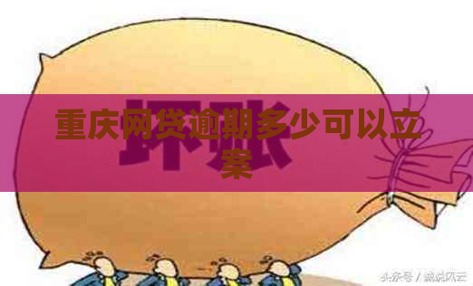 重庆网贷逾期多少可以立案