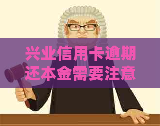 兴业信用卡逾期还本金需要注意什么