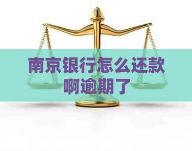 南京银行怎么还款啊逾期了