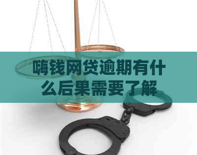 嗨钱网贷逾期有什么后果需要了解