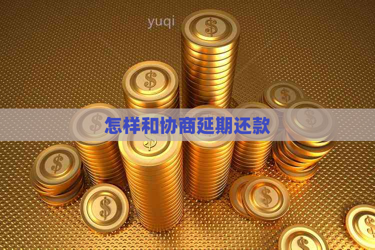怎样和协商延期还款