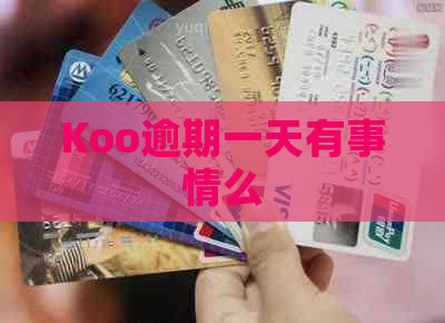 Koo逾期一天有事情么