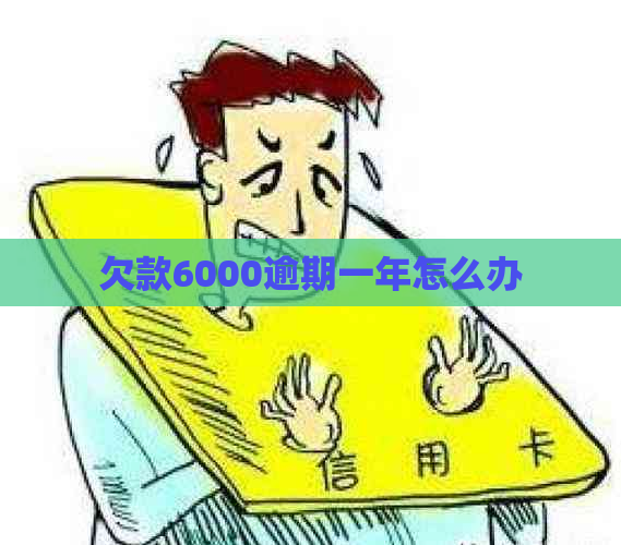 欠款6000逾期一年怎么办