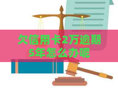 欠信用卡2万逾期5年怎么办呢