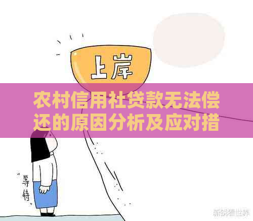 农村信用社贷款无法偿还的原因分析及应对措施