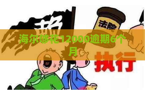 海尔够花12000逾期6个月 海尔够花12000逾期6个月
