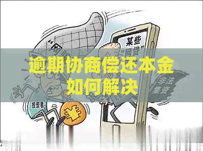 逾期协商偿还本金如何解决