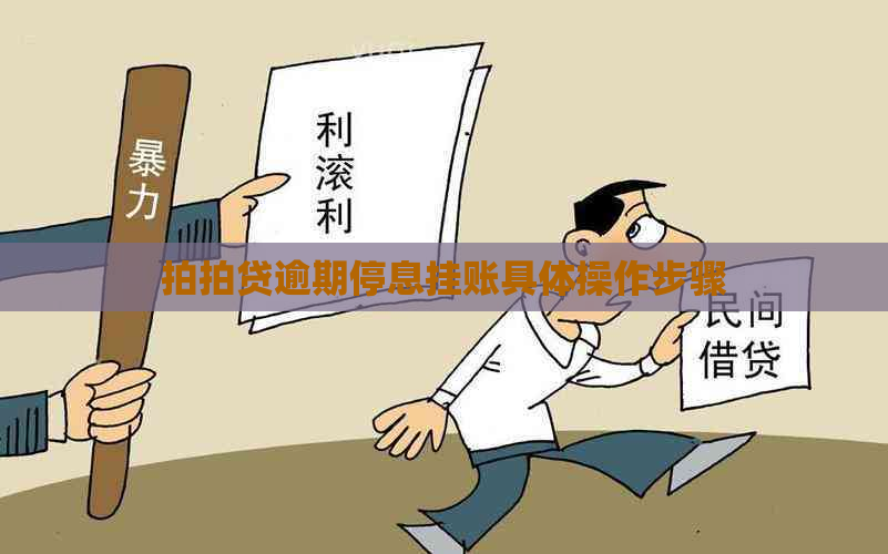 逾期停息挂账具体操作步骤