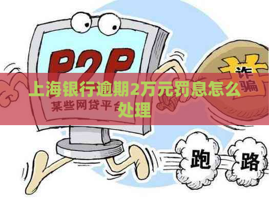 上海银行逾期2万元罚息怎么处理