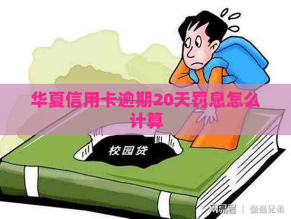 华夏信用卡逾期20天罚息怎么计算