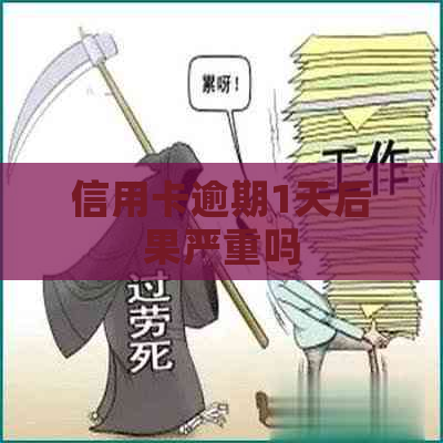 信用卡逾期1天后果严重吗