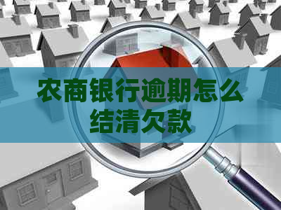 农商银行逾期怎么结清欠款