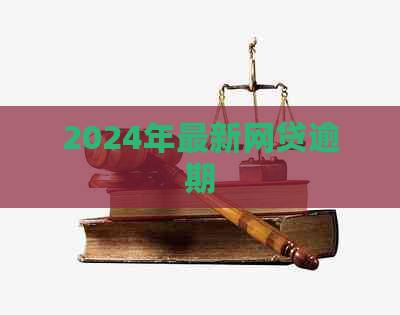 2024年最新网贷逾期