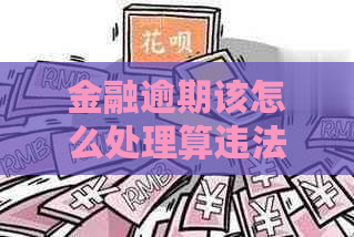 金融逾期该怎么处理算违法吗及处理方式