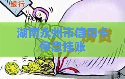 湖南永州市信用卡停息挂账