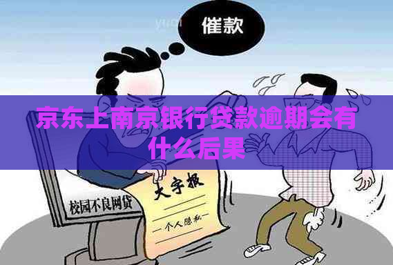 京东上南京银行贷款逾期会有什么后果