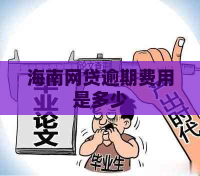 海南网贷逾期费用是多少