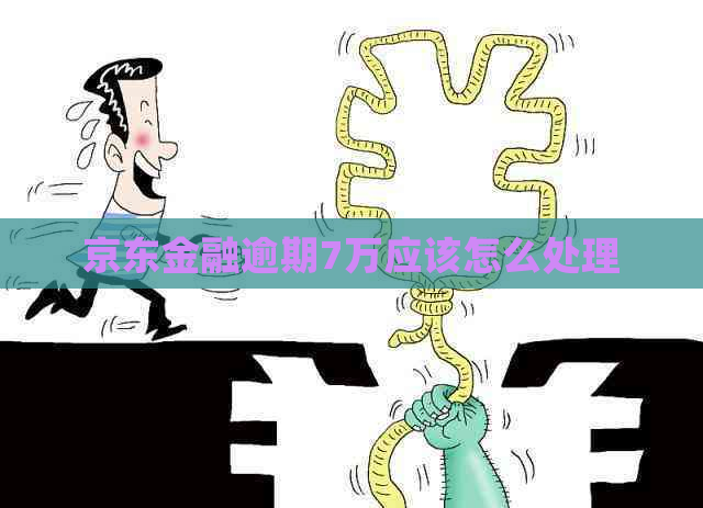 京东金融逾期7万应该怎么处理