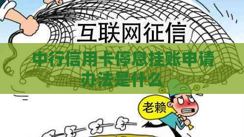 中行信用卡停息挂账申请办法是什么