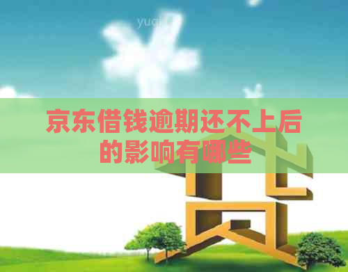 京东借钱逾期还不上后的影响有哪些