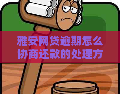 雅安网贷逾期怎么协商还款的处理方式